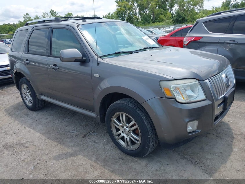 2009 Mercury Mariner Premier V6 VIN: 4M2CU97G49KJ06116 Lot: 39865283