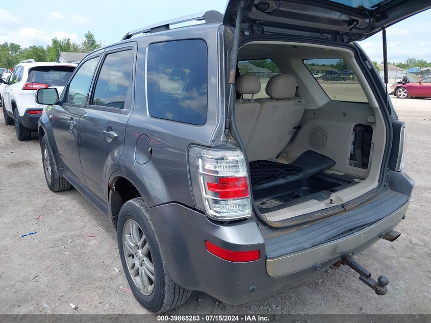 2009 Mercury Mariner Premier V6 VIN: 4M2CU97G49KJ06116 Lot: 39865283