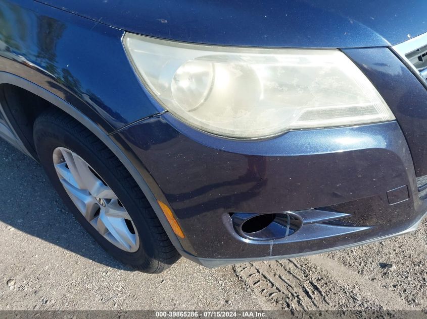 2011 Volkswagen Tiguan S VIN: WVGAV7AX9BW526665 Lot: 39865286