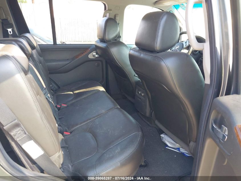 2007 Nissan Pathfinder Le/Se/Xe VIN: 5N1AR18W27C618563 Lot: 39865287