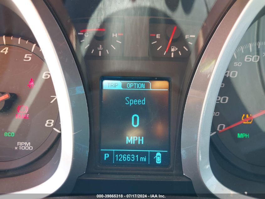 2015 Chevrolet Equinox 1Lt VIN: 1GNALBEK8FZ141623 Lot: 39865318