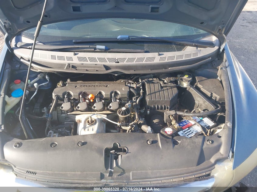 2008 Honda Civic Lx VIN: 2HGFA16588H525106 Lot: 39865320