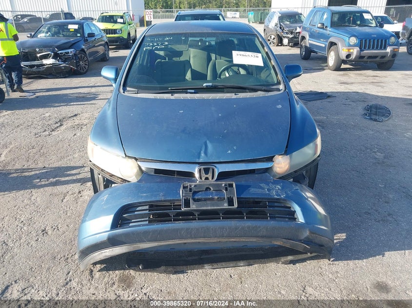 2008 Honda Civic Lx VIN: 2HGFA16588H525106 Lot: 39865320