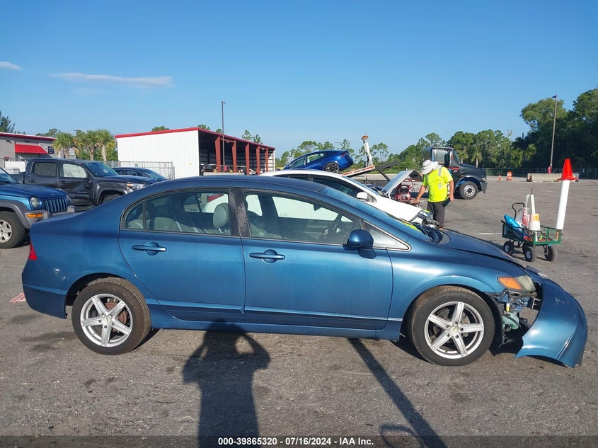 2008 Honda Civic Lx VIN: 2HGFA16588H525106 Lot: 39865320
