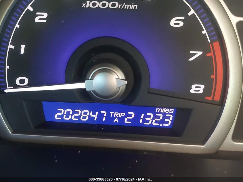 2008 Honda Civic Lx VIN: 2HGFA16588H525106 Lot: 39865320