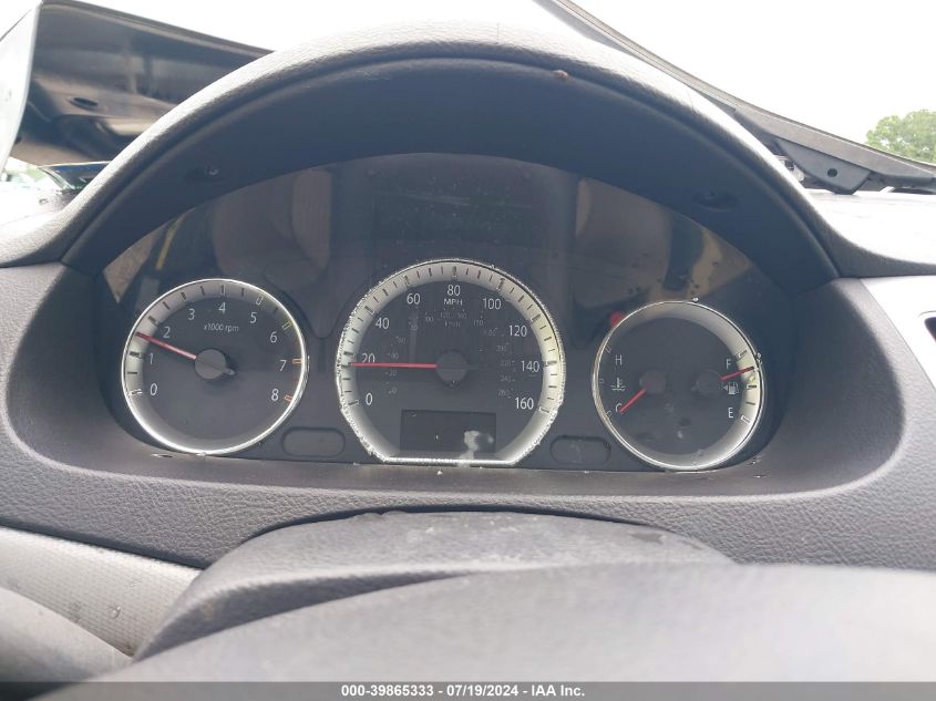 2010 Hyundai Sonata Gls VIN: 5NPET4AC6AH590206 Lot: 39865333