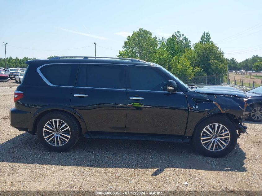 2021 Nissan Armada Sl 2Wd VIN: JN8AY2BA5M9370946 Lot: 39865353