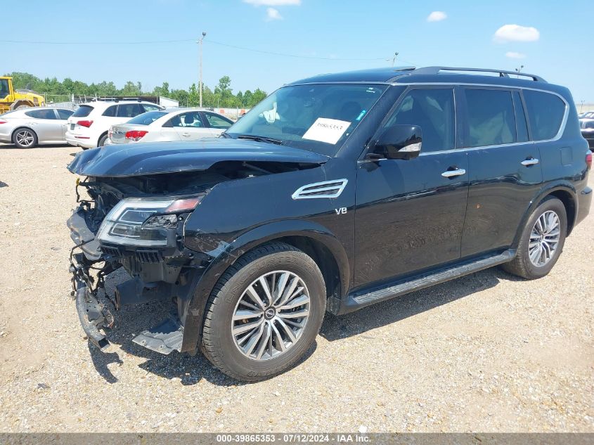 2021 Nissan Armada Sl 2Wd VIN: JN8AY2BA5M9370946 Lot: 39865353