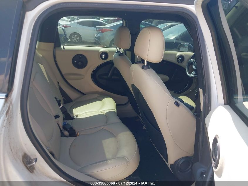 2012 Mini Cooper S Countryman VIN: WMWZC3C54CWL82958 Lot: 39865368