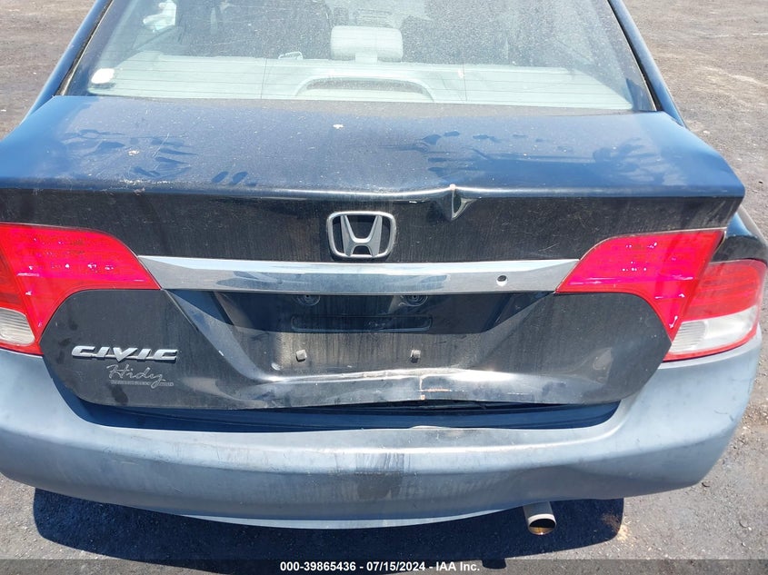 2010 Honda Civic Lx VIN: 19XFA1F51AE035302 Lot: 39865436