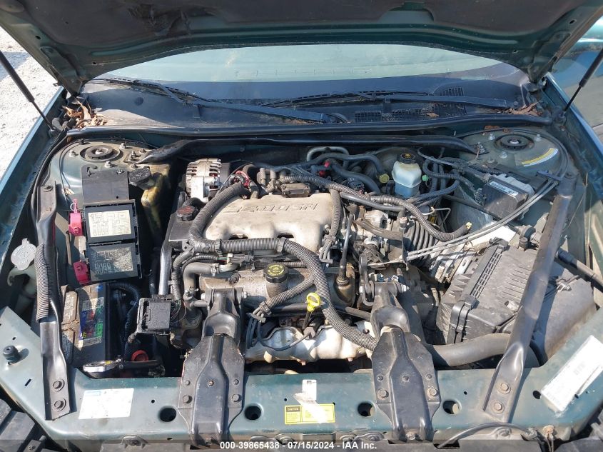 2000 Chevrolet Impala VIN: 2G1WF55E9Y9139516 Lot: 39865438