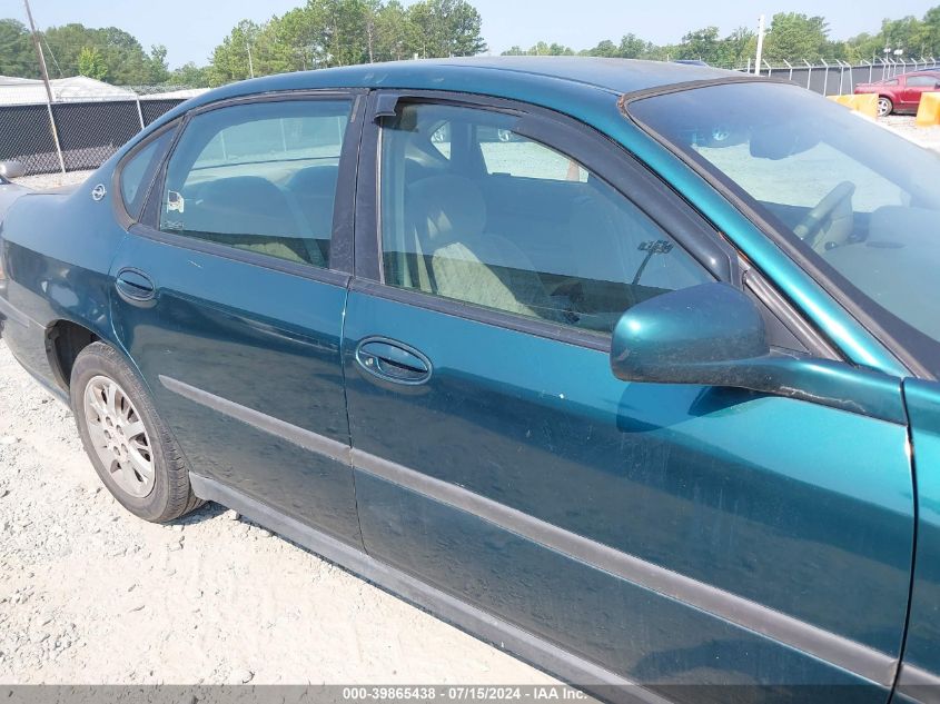 2000 Chevrolet Impala VIN: 2G1WF55E9Y9139516 Lot: 39865438