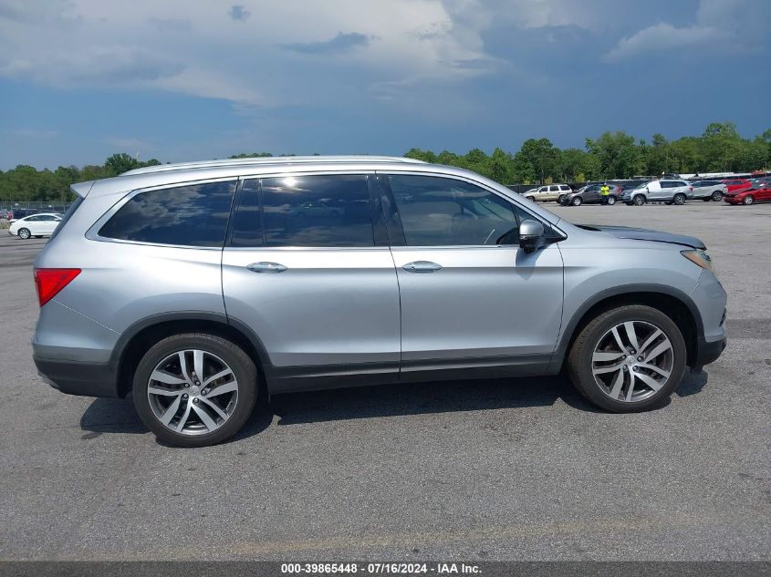 2017 Honda Pilot Touring VIN: 5FNYF5H96HB011194 Lot: 39865448