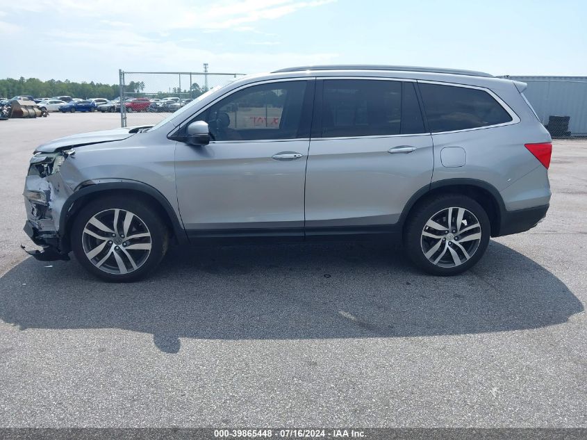 2017 Honda Pilot Touring VIN: 5FNYF5H96HB011194 Lot: 39865448