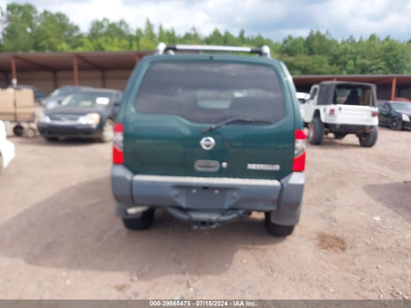 2002 Nissan Xterra Xe VIN: 5N1ED28T62C541538 Lot: 39865475