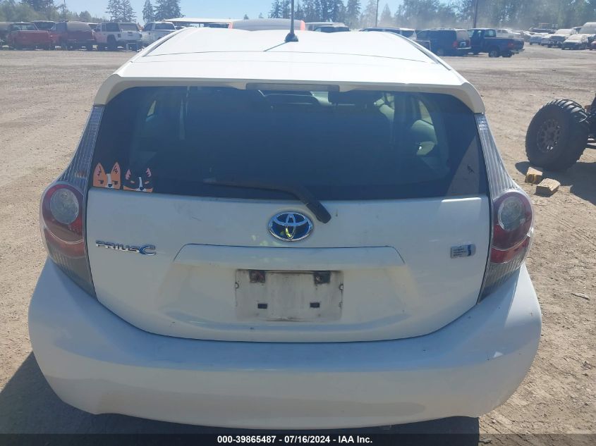 2014 Toyota Prius C VIN: JTDKDTB36E1571337 Lot: 39865487