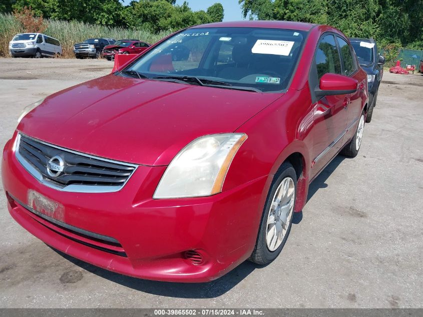 2010 Nissan Sentra 2.0S VIN: 3N1AB6AP9AL638610 Lot: 39865502