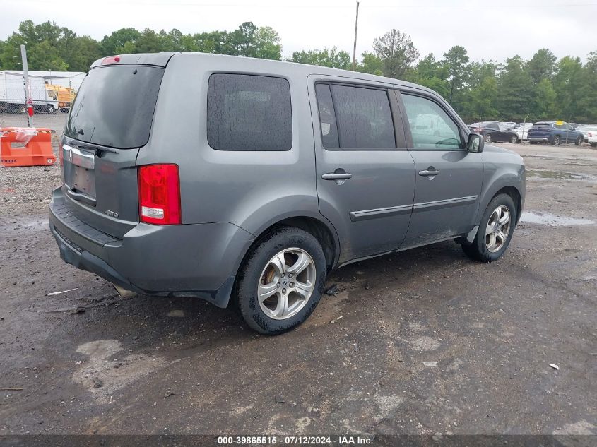 2012 Honda Pilot Ex-L VIN: 5FNYF4H5XCB041847 Lot: 39865515