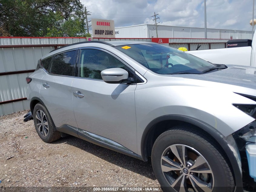 2023 Nissan Murano Sv Intelligent Awd VIN: 5N1AZ2BS0PC110815 Lot: 39865527
