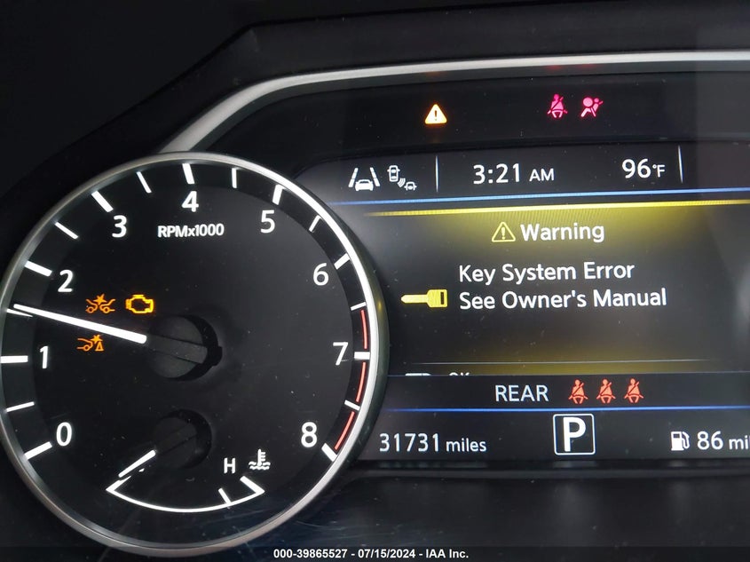 2023 Nissan Murano Sv Intelligent Awd VIN: 5N1AZ2BS0PC110815 Lot: 39865527