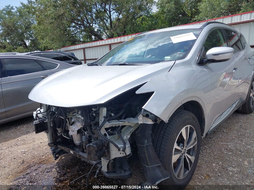 2023 Nissan Murano Sv Intelligent Awd VIN: 5N1AZ2BS0PC110815 Lot: 39865527