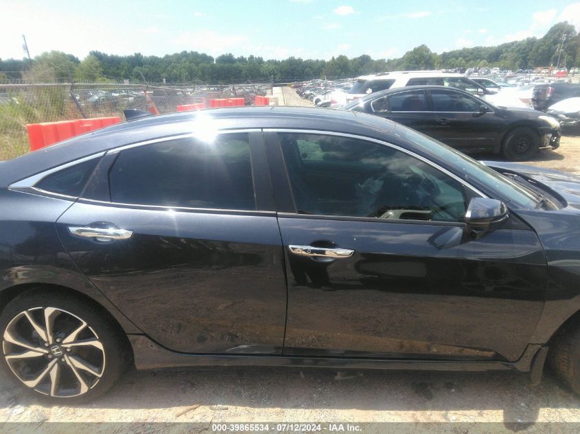 2020 Honda Civic Touring VIN: 19XFC1F91LE021206 Lot: 39865534