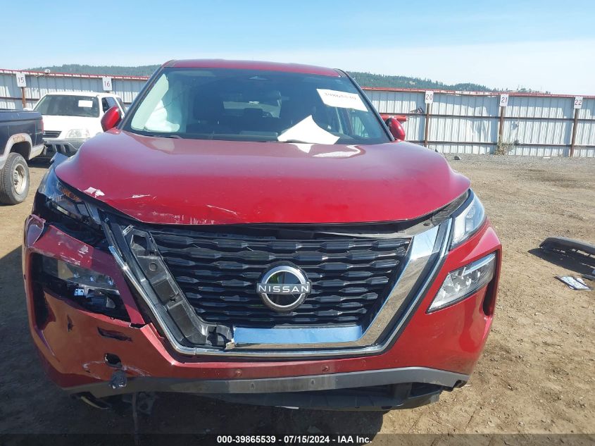 2022 Nissan Rogue Sv Intelligent Awd VIN: 5N1BT3BB8NC697791 Lot: 39865539