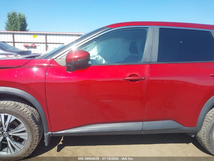 2022 Nissan Rogue Sv Intelligent Awd VIN: 5N1BT3BB8NC697791 Lot: 39865539