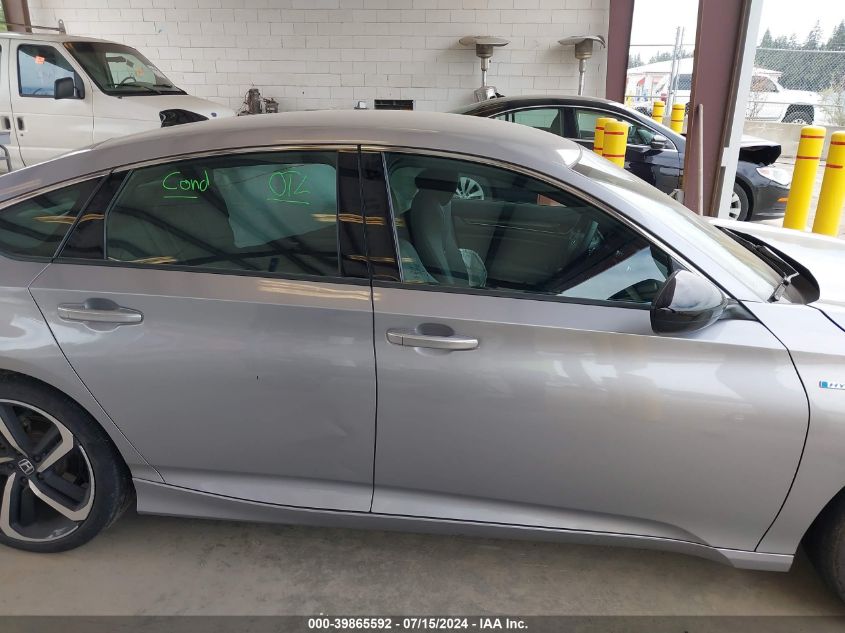 2022 Honda Accord Hybrid Sport VIN: 1HGCV3F26NA008759 Lot: 39865592