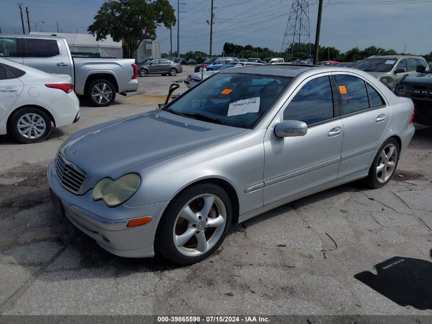 WDBRF40J84A637416 | 2004 MERCEDES-BENZ C 230