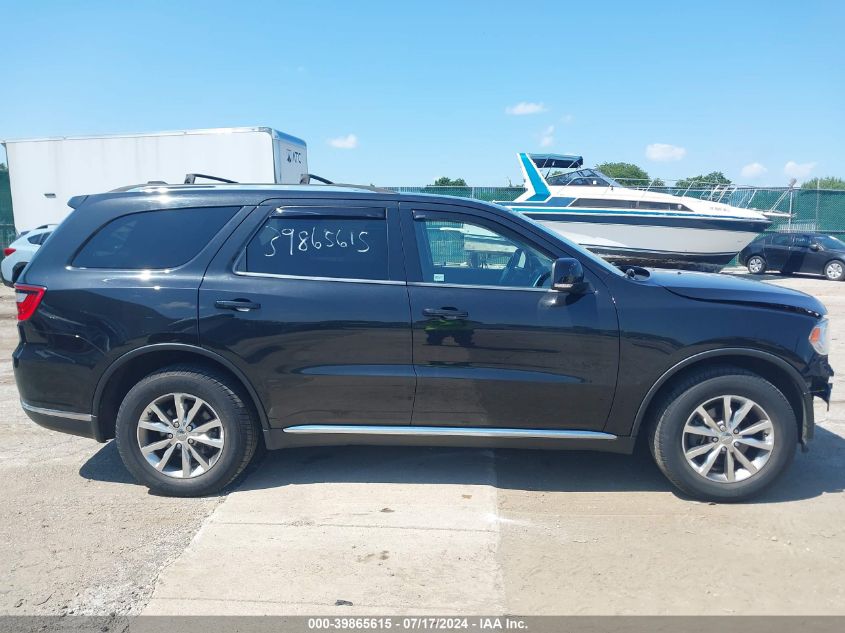 2015 Dodge Durango Limited VIN: 1C4RDJDG0FC789296 Lot: 39865615