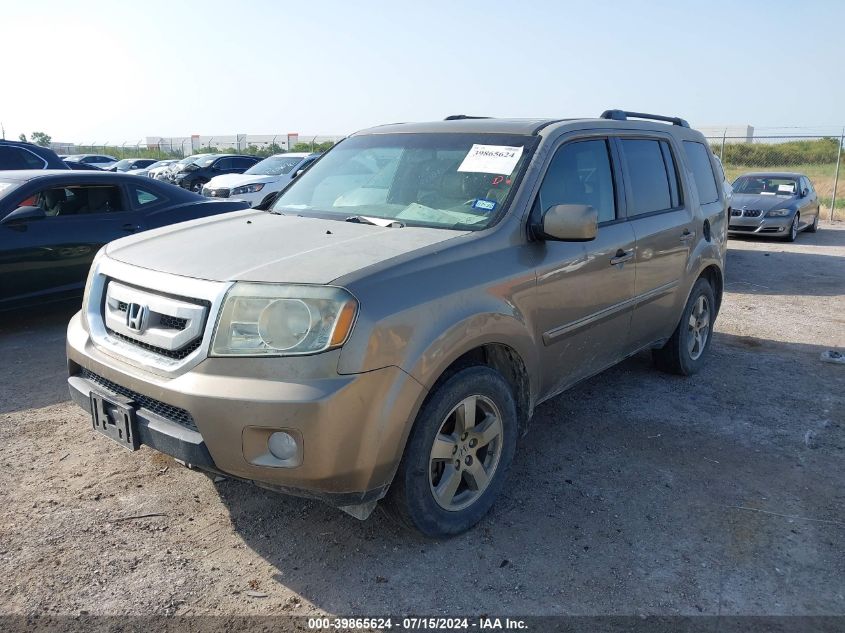 2011 Honda Pilot Ex-L VIN: 5FNYF3H53BB009735 Lot: 39865624