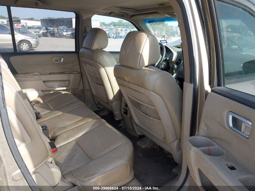 2011 Honda Pilot Ex-L VIN: 5FNYF3H53BB009735 Lot: 39865624