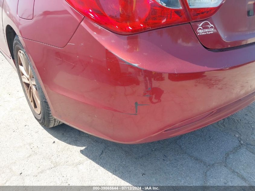 2013 Hyundai Sonata Gls VIN: 5NPEB4AC2DH756633 Lot: 39865644