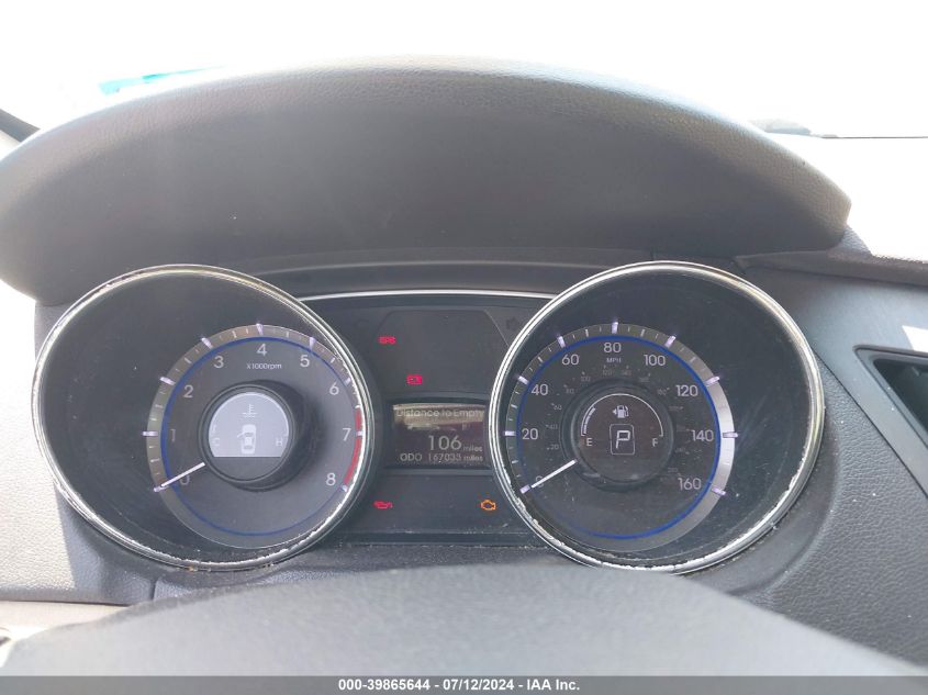 2013 Hyundai Sonata Gls VIN: 5NPEB4AC2DH756633 Lot: 39865644