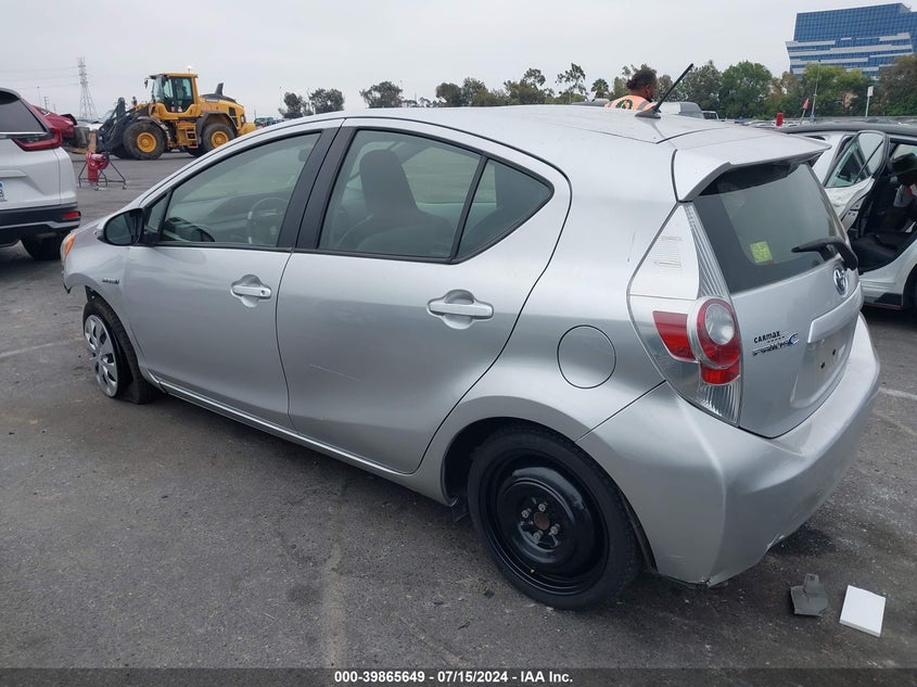 2014 Toyota Prius C One VIN: JTDKDTB33E1072088 Lot: 39865649