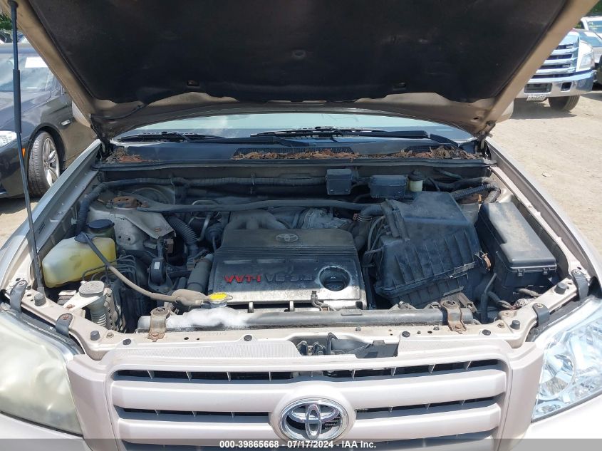 2007 Toyota Highlander Limited V6 VIN: JTEEP21A170206146 Lot: 39865668