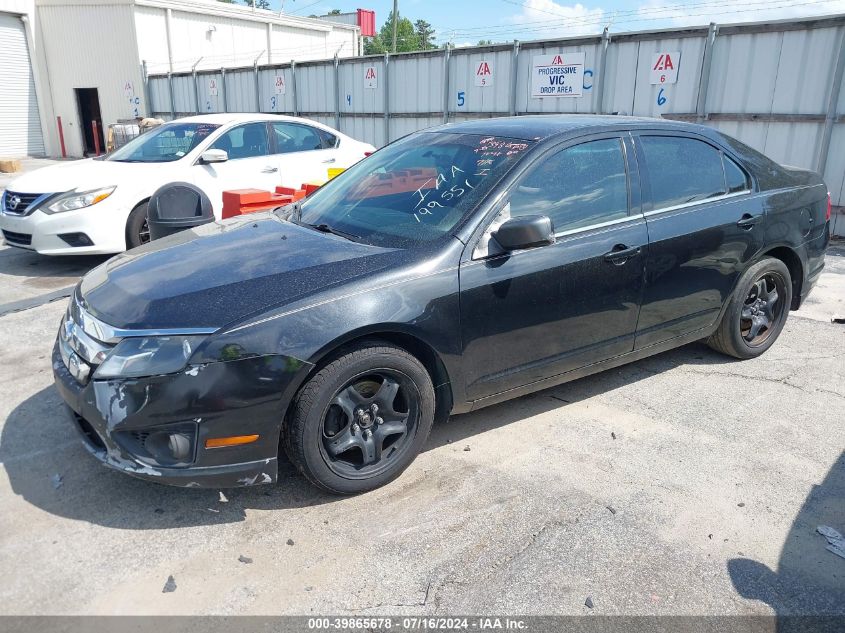 2011 Ford Fusion Se VIN: 3FAHP0HA3BR199551 Lot: 39865678