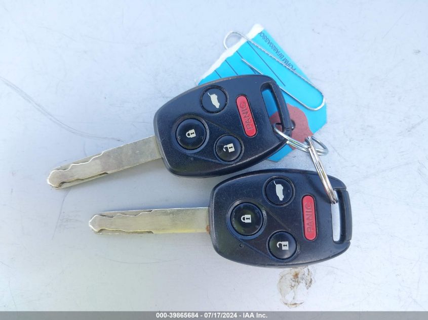 2010 Honda Pilot Ex-L VIN: 5FNYF4H58AB039625 Lot: 39865684