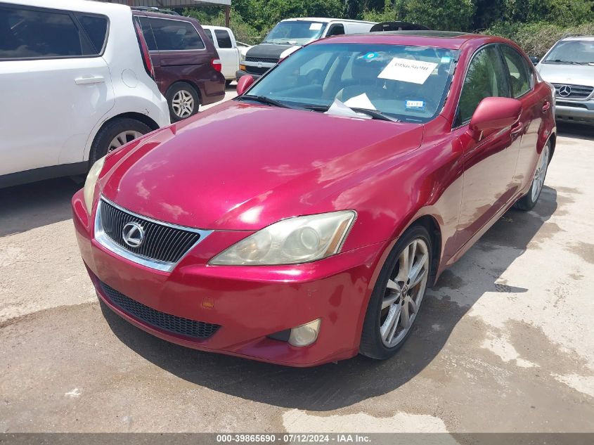 2007 Lexus Is 250 VIN: JTHBK262272033232 Lot: 39865690