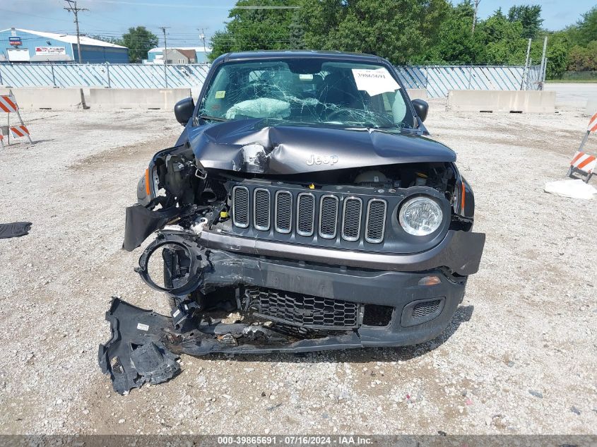 2017 Jeep Renegade Sport Fwd VIN: ZACCJAAB7HPG07969 Lot: 39865691