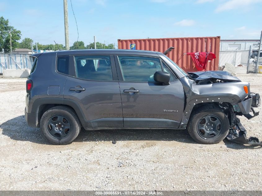 2017 Jeep Renegade Sport Fwd VIN: ZACCJAAB7HPG07969 Lot: 39865691