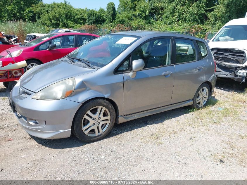 JHMGD37637S034462 | 2007 HONDA FIT