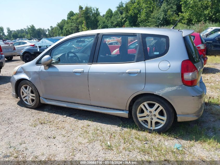 JHMGD37637S034462 | 2007 HONDA FIT