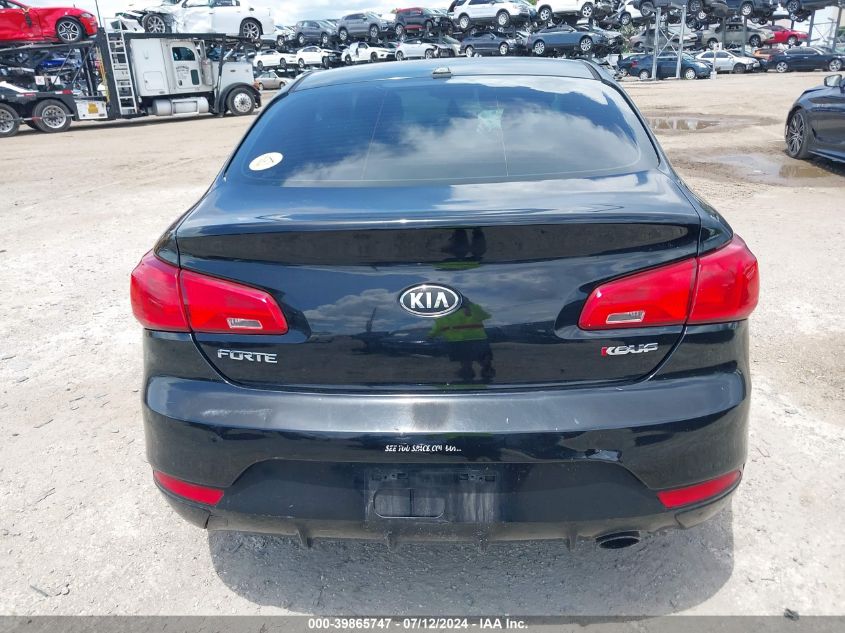 2015 Kia Forte Koup Ex VIN: KNAFX6A81F5393951 Lot: 39865747