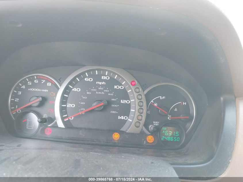 2005 Honda Pilot Ex-L VIN: 2HKYF185X5H571075 Lot: 39865768