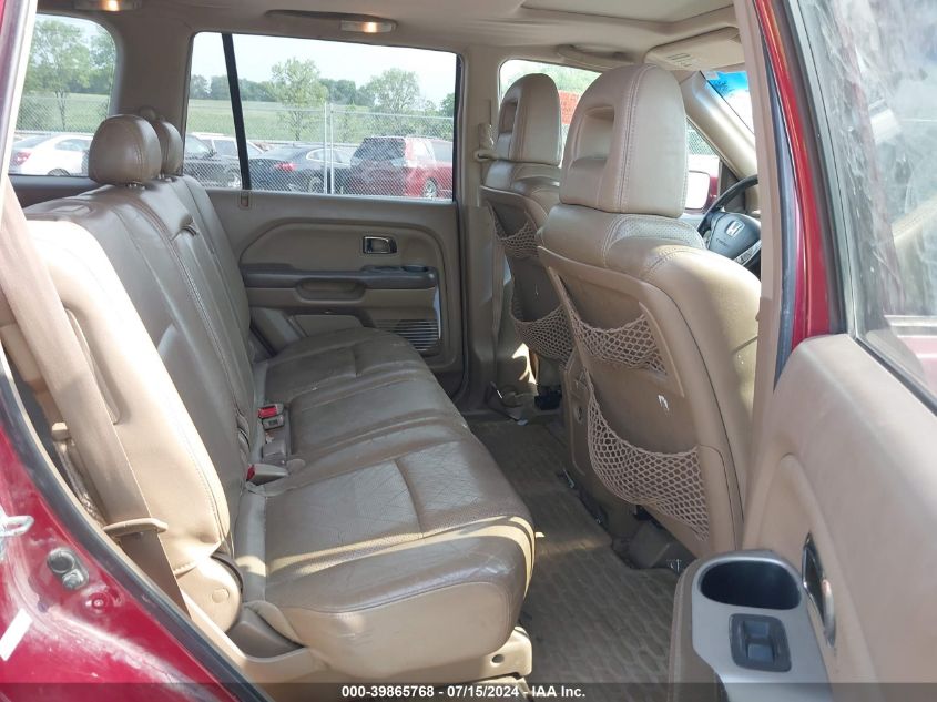 2005 Honda Pilot Ex-L VIN: 2HKYF185X5H571075 Lot: 39865768