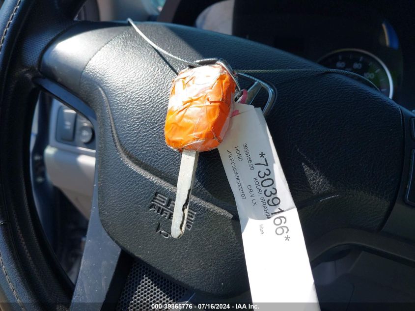 2009 Honda Cr-V Lx VIN: JHLRE38359C002107 Lot: 39865776