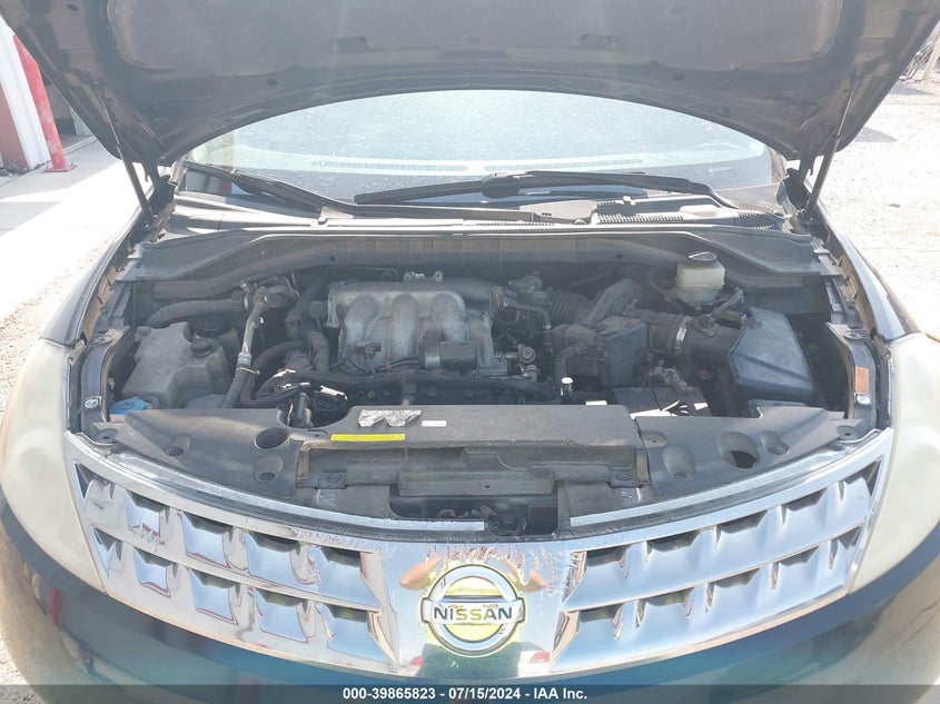 2007 Nissan Murano Se VIN: JN8AZ08W37W626592 Lot: 39865823