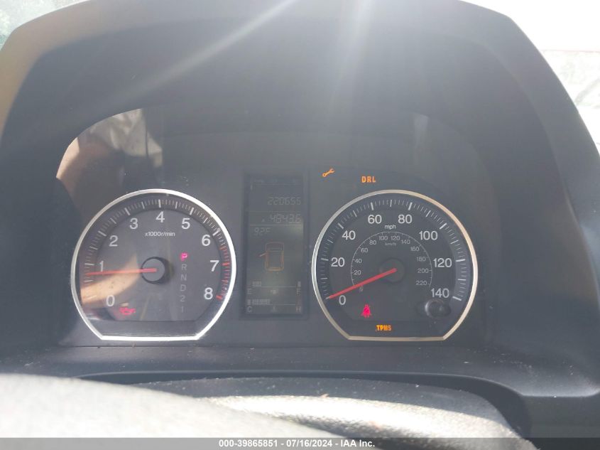 2009 Honda Cr-V Ex-L VIN: JHLRE38759C013658 Lot: 39865851